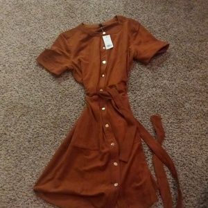 Banana republic suede dress